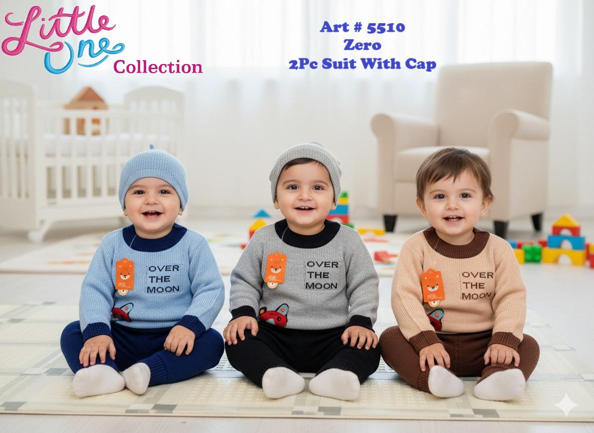 Woolen 2 PC Suit With Cap